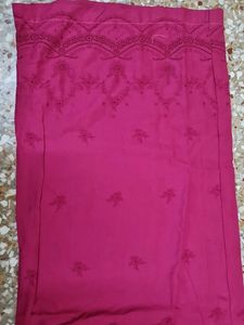 Magenta Cotton Chicken Plazzo