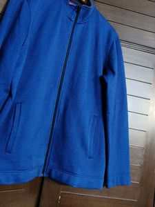 Blue Zip-Up Jacket