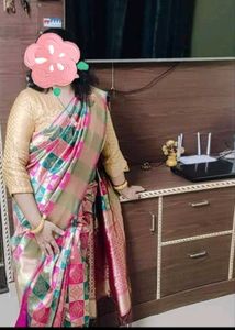 Combo Of Saree With 2 Blouse