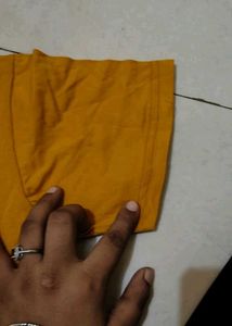 Red T-Shirt with Stain