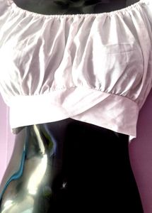 White Crop Top