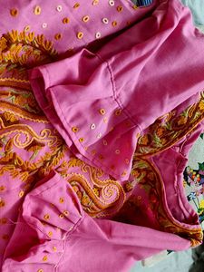 Pink Embroidered Tunic (Frock)