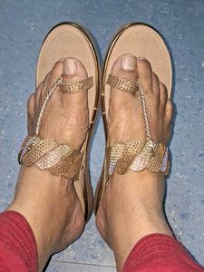 Elegant Gold Flats