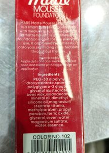 Mars Mousse Foundation