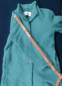 Green Button-Down Coat
