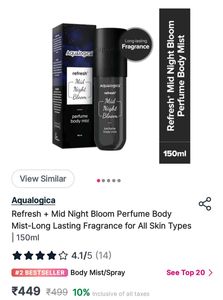 Aqualogica Mid Night Bloom Body Mist