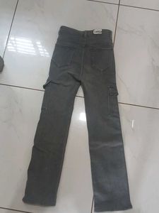 Grey Cargo Pants for women