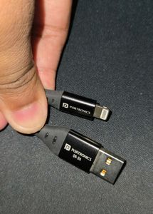 Portronics Konnect Lightning Cable 3.0A
