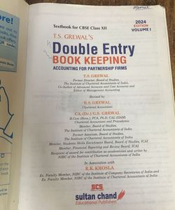 T.S.GREWAL’S DOUBLE ENTRY BOOK KEEPING ACCOUNTING