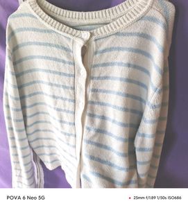 Striped Knit Cardigan