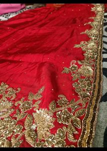 Red Bridal Saree