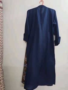 Elegant Navy Blue shrug free size