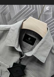 Carnot Premium Gray Casual Shirt