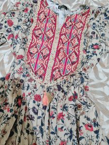 Floral Print tunic short kurti