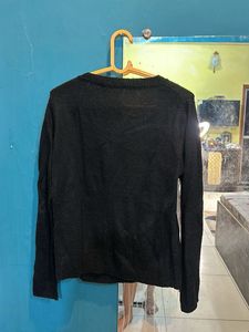 Black &#39;Merci&#39; Sweater