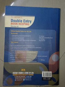 Double Entry Book Keeping