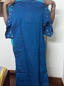 Kurti With Golden Work