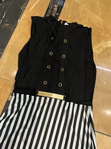 Black White Women Dress