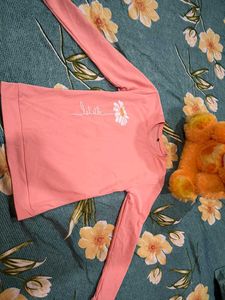 Peach Long Sleeve Top