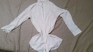 white linen shirt