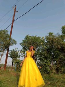 Princess 👑 Yellow 💛 Gown For You 🌹
