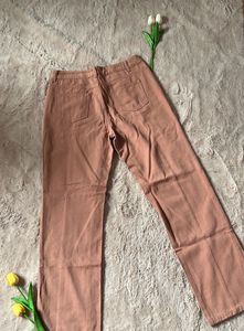Terra-Cotta Straight Leg Pants