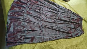 Shiny Tiered Skirt