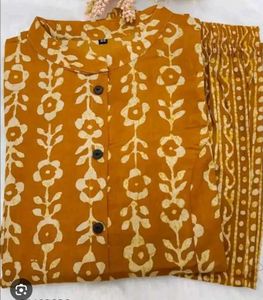 Floral Print Kurti Set