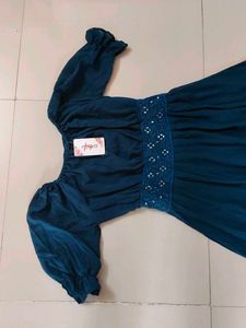 Elegant Teal Maxi Dress