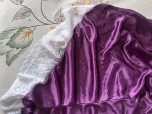 Purple Satin Shorts 💜