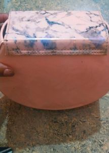 Shineable Round Shape Handbag