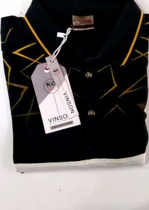 Stylish Black Patterned Shirt