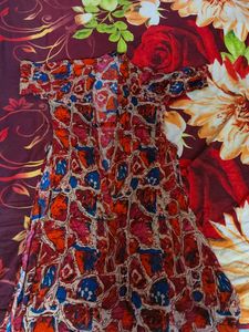 Patterned Casual Dress