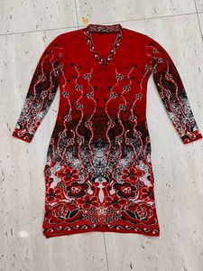 🌹❣️Red Floral V-Neck Knit Sweater🌹❣️