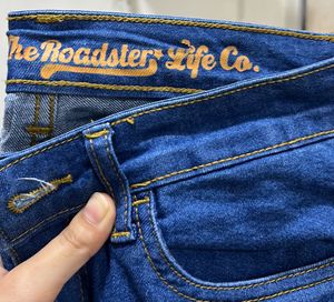 ROADSTER Denim Blue Straight Fit Jeans