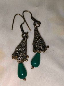 Oxidised Boho Style Earring Trio Combo