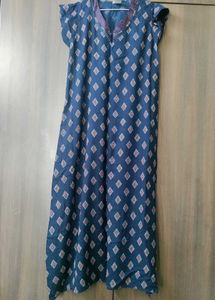 Navy Blue Nighty And Peach Night Dress