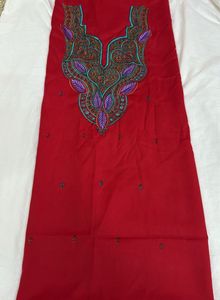 Woolen Suit Material Extensive Embroidery