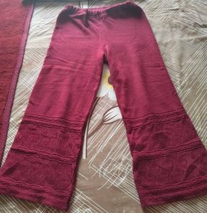 Wool Blend Kurta and Palazzo Set