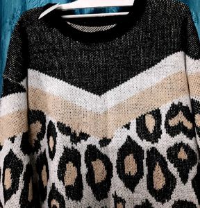 Animal Print Latest Sweater