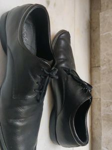 One8 By Virat Kohli Branded Formal Black Shoes For Men
