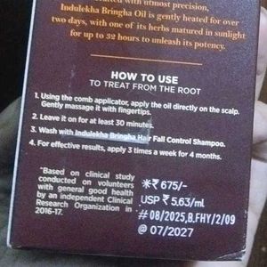 ❗FREE DELIVERY❗INDULEKHA HAIR OIL