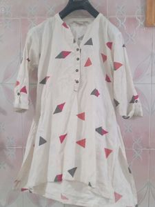 Beautiful Off White Westside Kurti