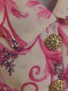 Girls Pink Floral Dress With Legging