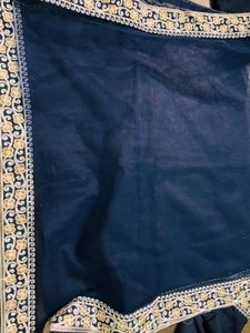 Blue Embroidered Kurta Set