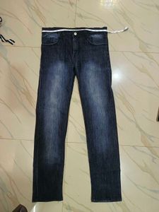 Dark Blue Denim Jeans