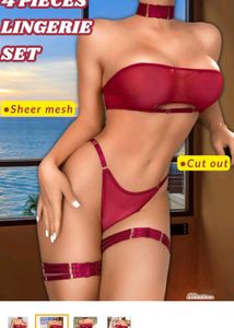 SSoShHub Women Lingerie Set Lace Teddy Strap Babyd