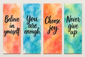 diy Inspirational Bookmarks