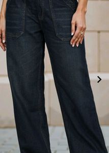Dark Wash Denim Pants