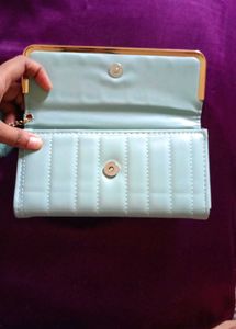 Mint Green Wallet/Clutch